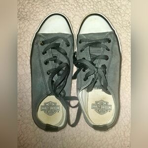 Harley Davidson Gray Sneakers Womans Size 7.5.